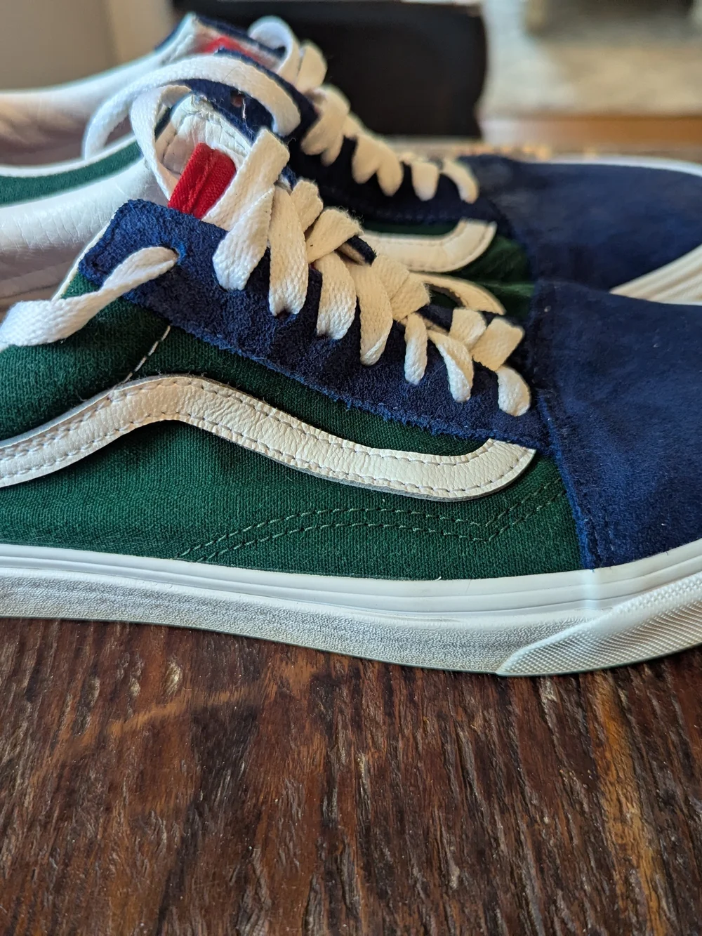 Multi Color Vans Sneakers.  W 10 / M 8.5
